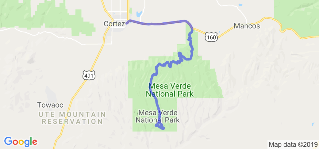 Cortez to Mesa Verde National Park |  United States