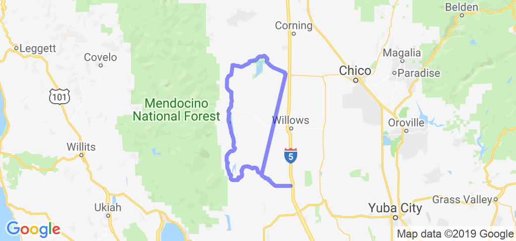 Rolling Foothills Loop Near Chico |  United States