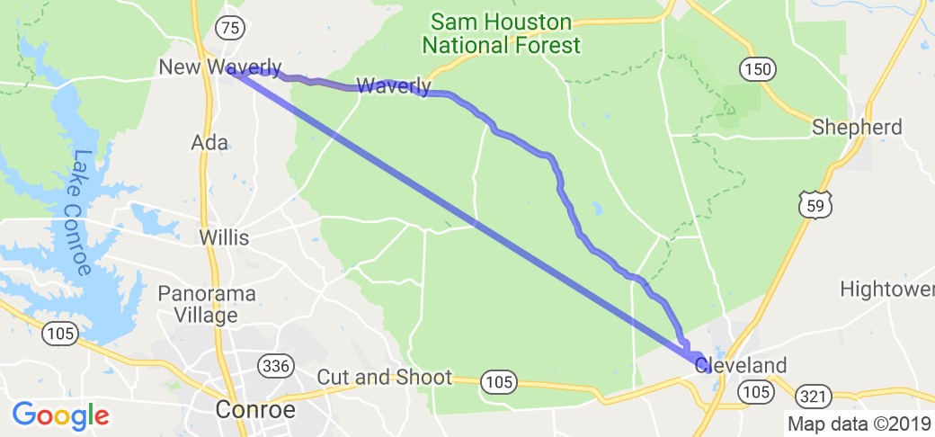 Sam Houston National Forest - Hill Store Road |  United States