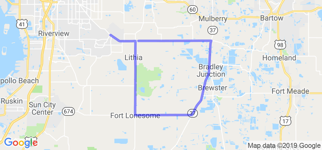 Lithia Routes 39 and 37 Loop |  United States