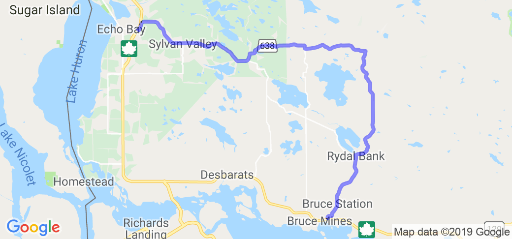 Route 638 Near Rock Lake (Ontario, Canada) |  Routes Around the World