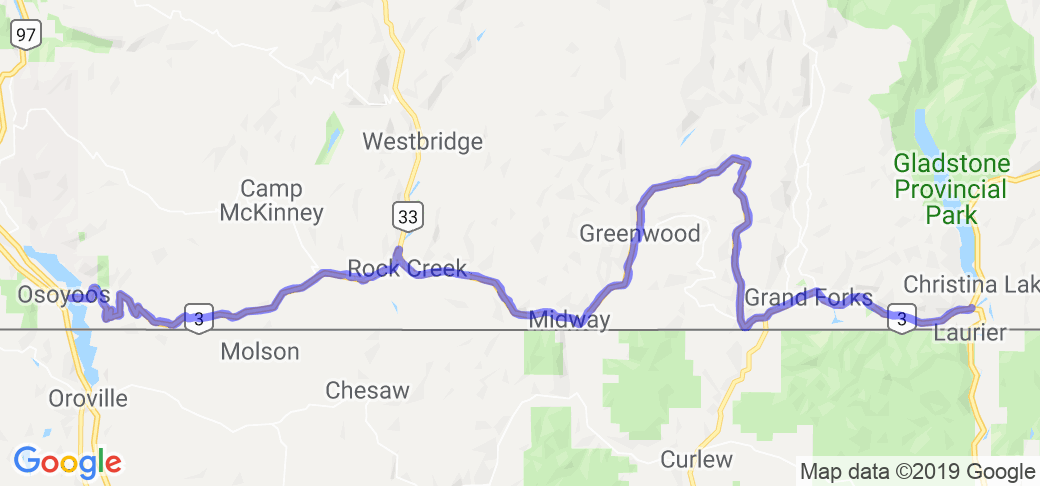 Southernmost Portion of Crowsnest Highway (British Columbia, Canada) |  Routes Around the World