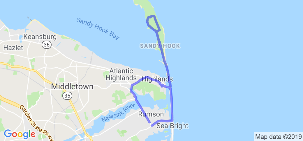 Northeastern New Jersey Triangle: Rumson-Sandy Hook-Sea Bright |  United States