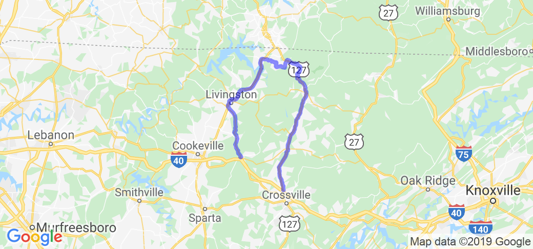 North Central Tennessee Tour on US-127 |  United States