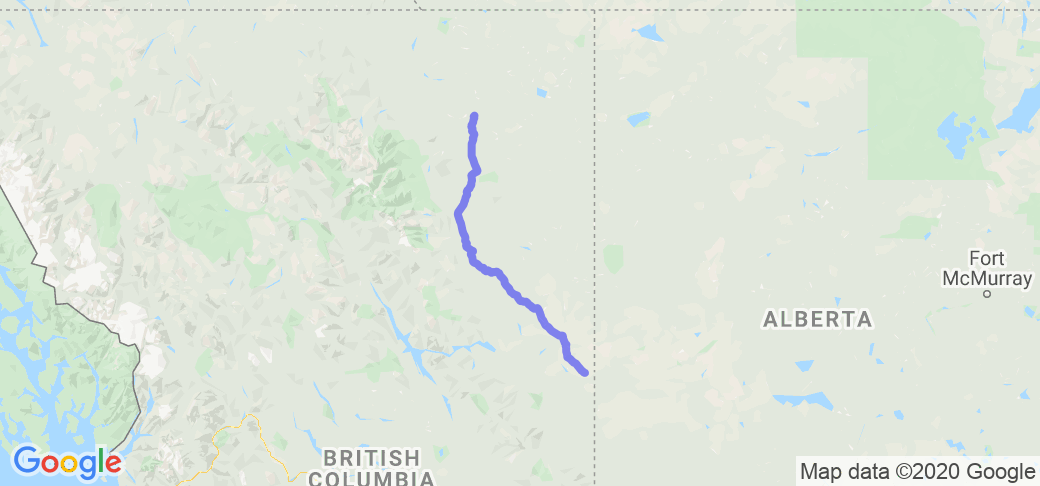 Alaska Highway  Rt. 97 Dawson Creek to Ft. Nelson (British Columbia, Canada) |  Routes Around the World