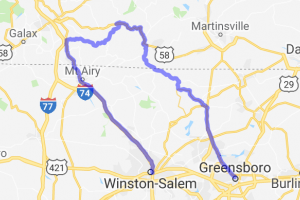 Greensboro, NC - Blue Ridge Pkwy - Winston-Salem |  Virginia