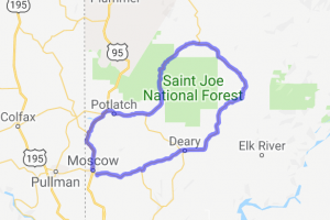 White Pine Scenic Loop:  Moscow, Potlatch, Bovill, Deary |  United States