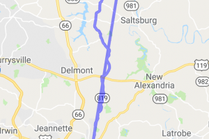 PA Route 819 - Greensburg to Salina |  United States