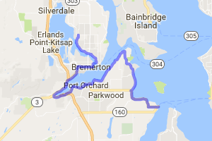 The Puget Sound to Sinclair Inlet to Dyes Inlet Ride |  Washington