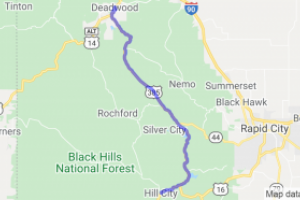 Deadwood to Hill City on Hwy 385 |  United States