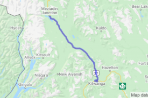 Cassiar Highway Kitwanga to Meziadin Junction (British Columbia, Canada) |  Routes Around the World