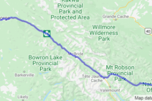 Yellowhead Highway 16  Prince George to Hinton AB (British Columbia, Canada) |  Routes Around the World