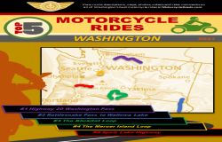 Top 5 Motorcycle Rides in Washington based on 2021 riding season data