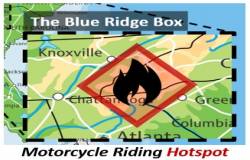 blue ridge box motorcycle riding hotspot