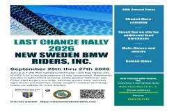 44th Annual New Sweden BMW Riders Last Chance Rally |  United States