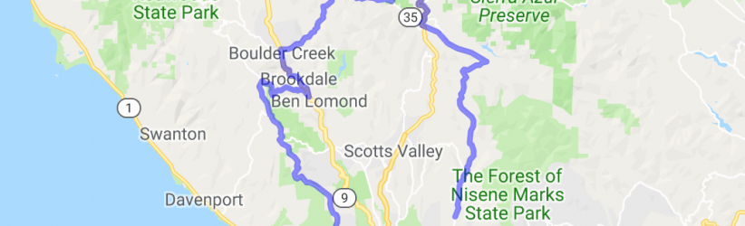 The Santa Cruz Mountain Tour Loop |  United States