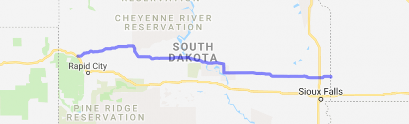 Highway 34 from Sturgis to the MN border |  United States