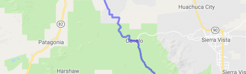 Route 83 to Parker Canyon Lake |  United States