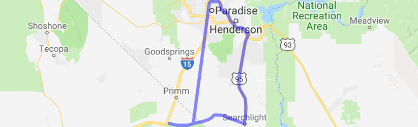Las Vegas to Searchlight to Nipton |  Nevada