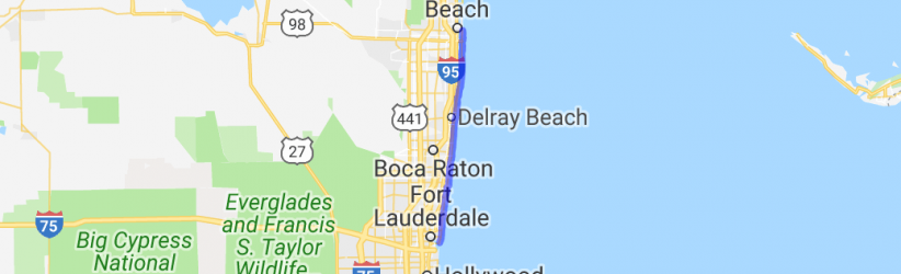 Ft. Lauderdale to West Palm Beach on 1A |  United States