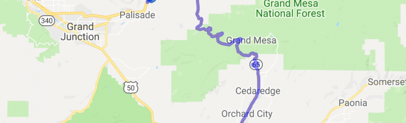 Grand Mesa - Colorado State Route 65 |  United States