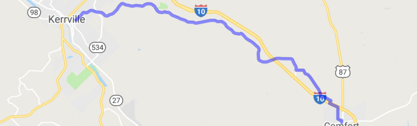 Kerrville to Comfort Along Cypress Creek Rd |  United States