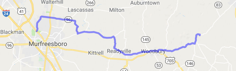 Mid-TN Ramble - Murfreesboro to Woodbury |  United States