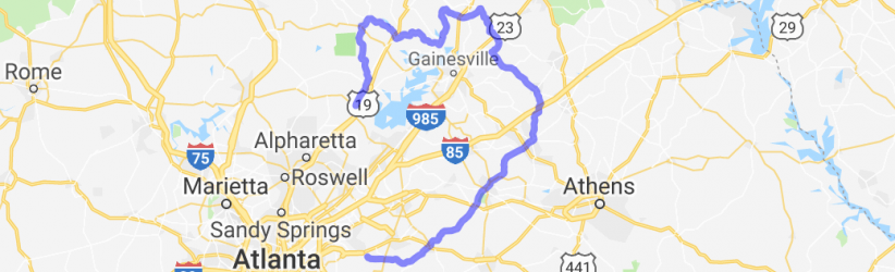 Cumming to Stone Mountain |  United States