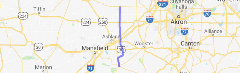 Wellington to Loudonville |  United States