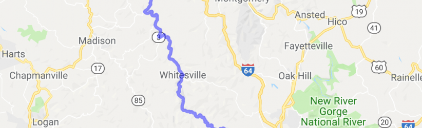 Marmet to Beckley via Routes 94 & 3 |  United States