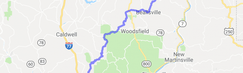 Ohio Route 145 - The Rollercoaster |  United States