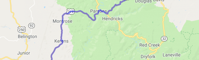 West Virginia US Route 219 -North of Elkins, WV- |  United States