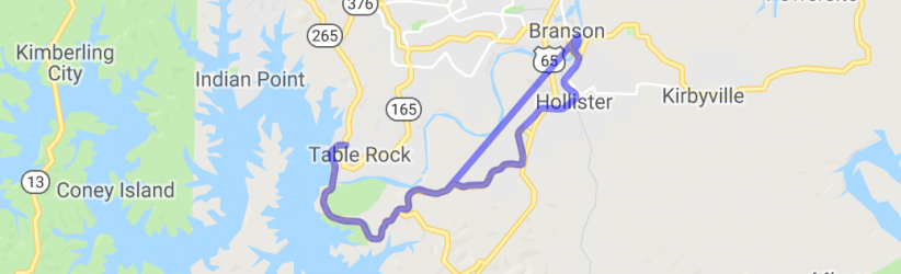 Branson To Table Rock Loop |  United States