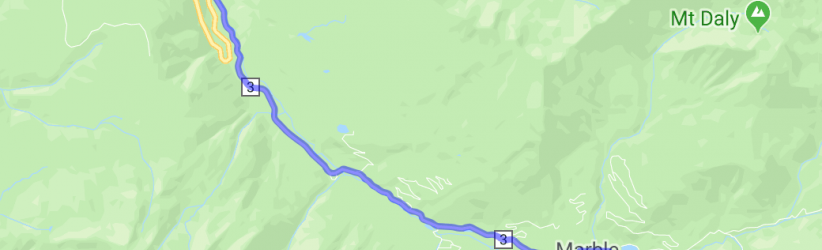 Route 3 to Marble Colorado |  United States