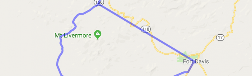 Texas 166 Loop Around Mt Livermore |  United States