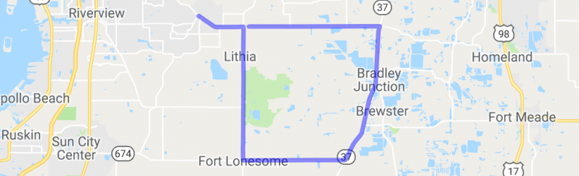 Lithia Routes 39 and 37 Loop |  United States