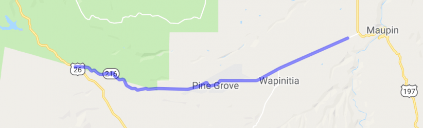 Mt Hood Forest to High Desert Plateau on the Wapinitia Highway |  United States