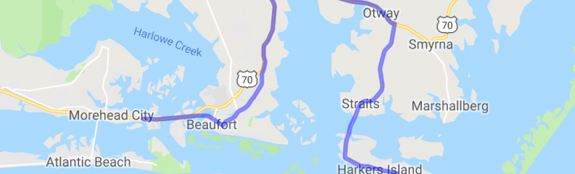 Beaufort to Harkers Island NC |  United States