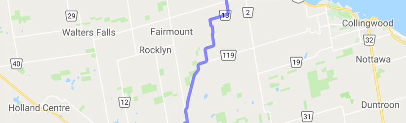 Beaver Valley Run (Ontario, Canada) |  Routes Around the World