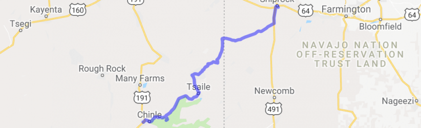 Chinle to Shiprock |  Arizona