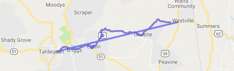 Hwy 62 East of Telequah |  United States