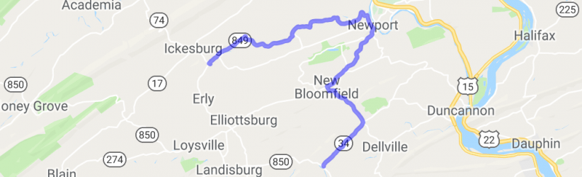 PA-849 to PA-34 |  United States