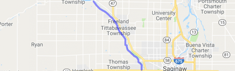 North River Road - Midland to Saginaw |  United States