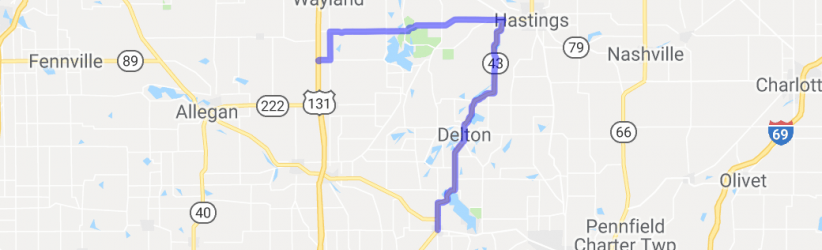 Richland to Shelbyville |  United States