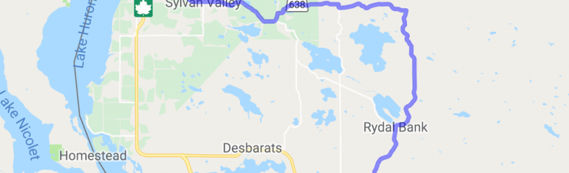 Route 638 Near Rock Lake (Ontario, Canada) |  Routes Around the World