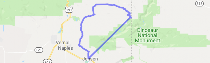 Diamond Mountain Road - Jensen to Jones Hole |  United States