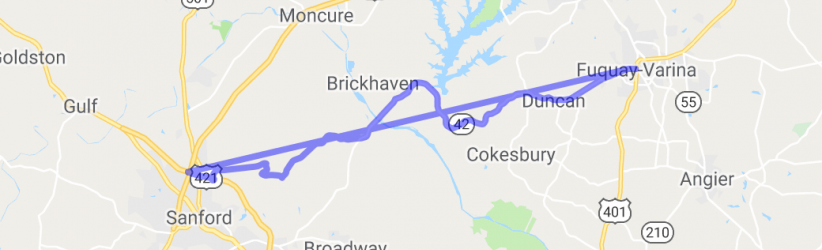 NC Route 42 - Sanford to Fuquay Varina & Beyond |  United States