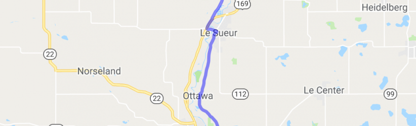 Scenic Route from Henderson to St. Peter |  United States