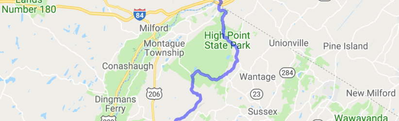 Northern New Jersey: Stokes State Forest through High Point to Port Jarvas |  New York