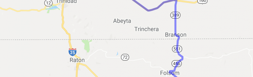 Trinidad, CO to Des Moines, NM |  New Mexico